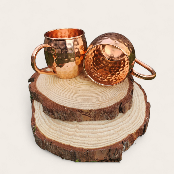 Dimple Copper Moscow Mule Mug (Set of 2)