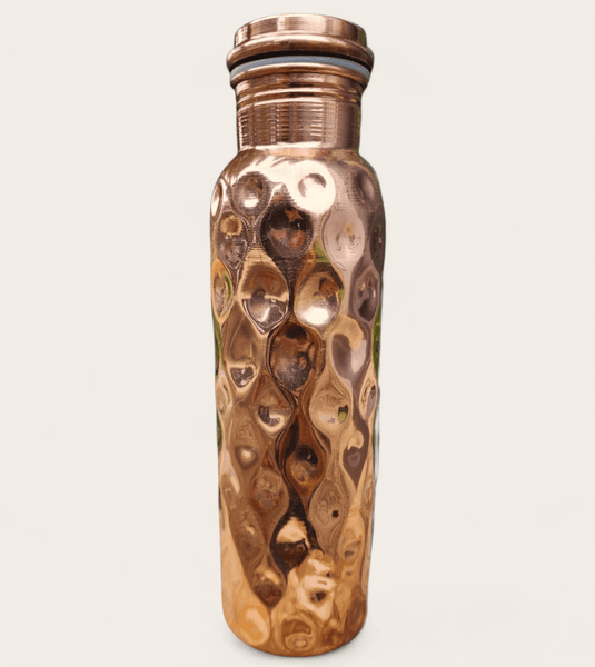 Honey Comb Copper Water Bottle 900ml