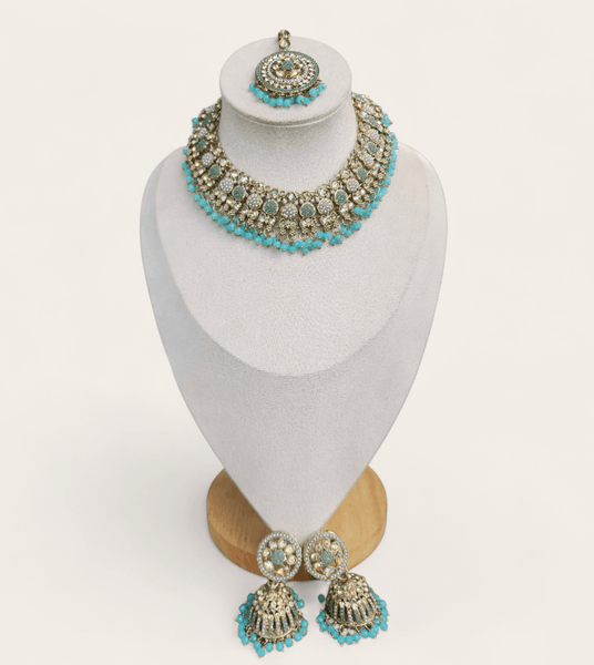 Turquoise Blue Chocker Set