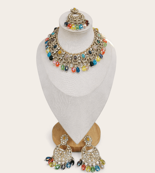 Multi Colour Chocker Set