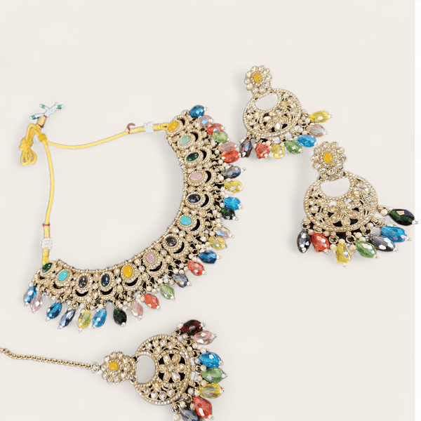 Multi Colour Chocker Set