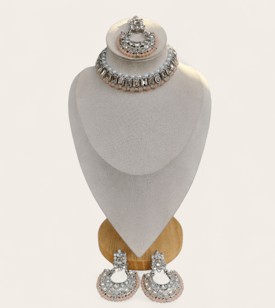 Peach Necklace Set