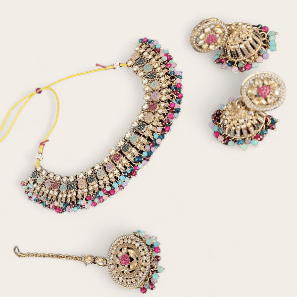 Colourful Chocker Set