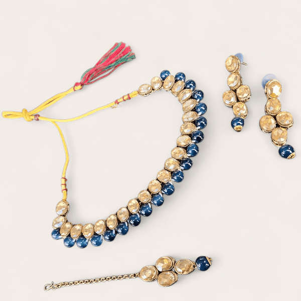 Cobalt Blue Necklace Set