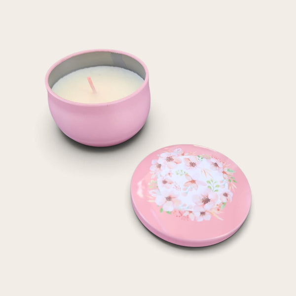 Mandala Design Scented Tin Candles