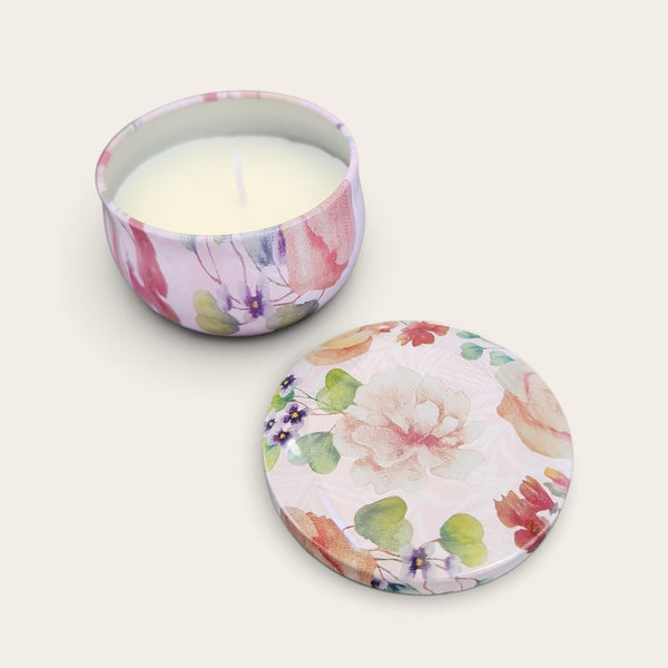 Mandala Design Scented Tin Candles