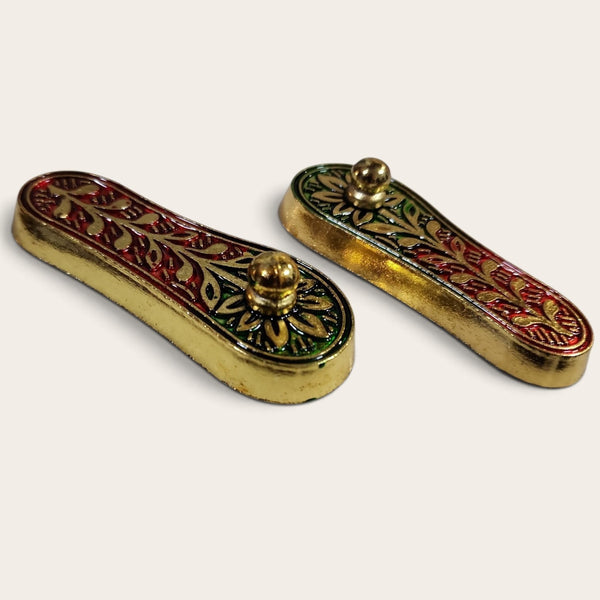 Small Metal Lakshmi Charan Paduka Pair