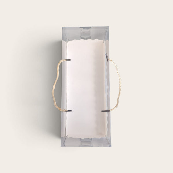 Clear Sweetmeat Box with Rope Handle (Loose)