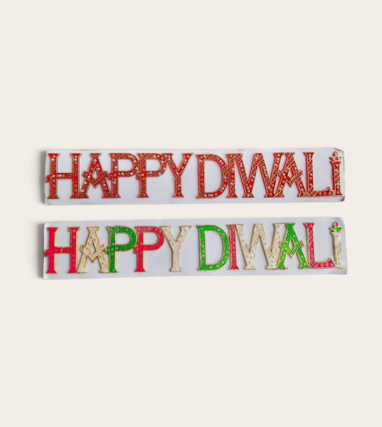 Happy Diwali Letter Stickers