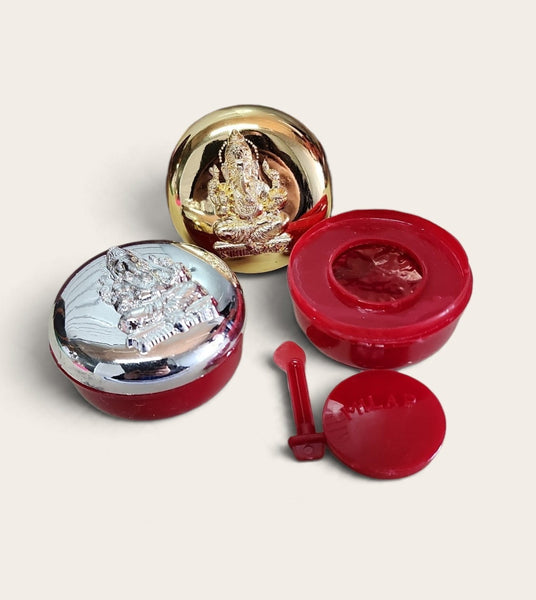 Sindoor with Ganesh Container