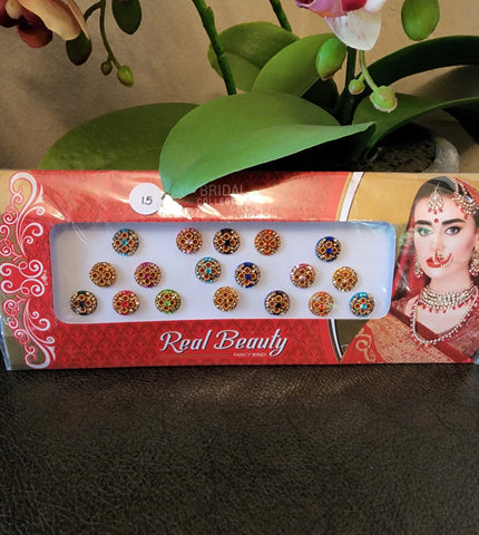 Fancy Bridal Bindis Card 11-15