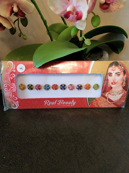 Fancy Bridal Bindis Card 16-20