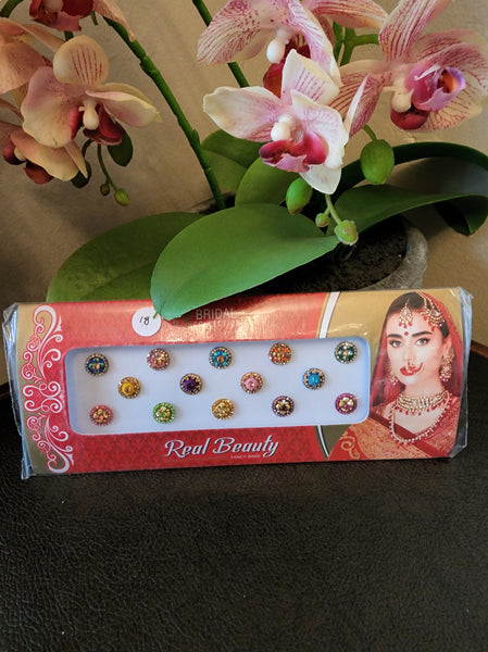 Fancy Bridal Bindis Card 16-20