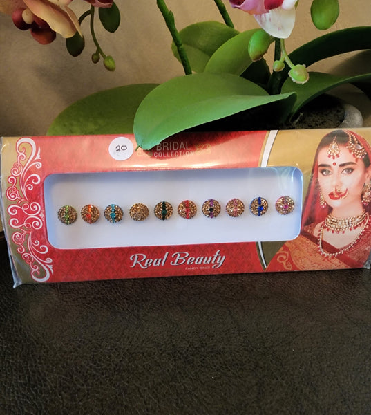 Fancy Bridal Bindis Card 16-20