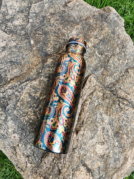 Designer Print Copper Water Bottle 900ml