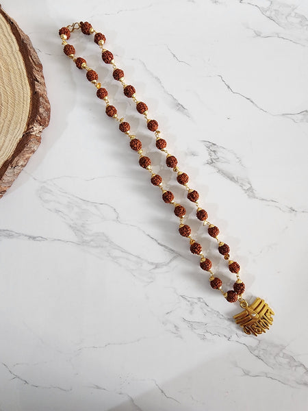 Mahakal Rudraksha Pendant Necklace