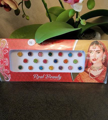 Fancy Bridal Bindis Card 21-25