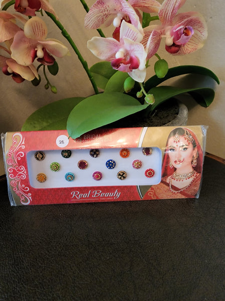 Fancy Bridal Bindis Card 26-30