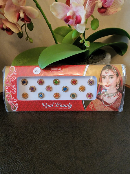 Fancy Bridal Bindis Card 26-30