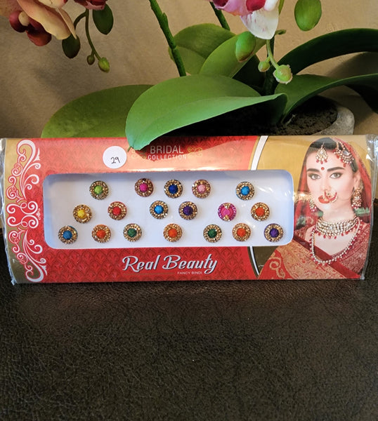 Fancy Bridal Bindis Card 26-30