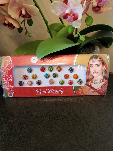 Fancy Bridal Bindis Card 6-10