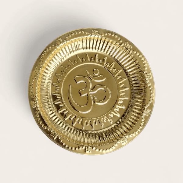 Brass Aum Thali (Tray)
