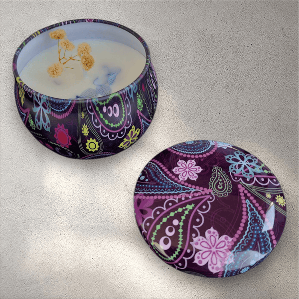 Mandala Design Scented Candles