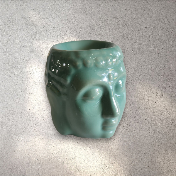 Buddha Head Ceramic Oil Burner