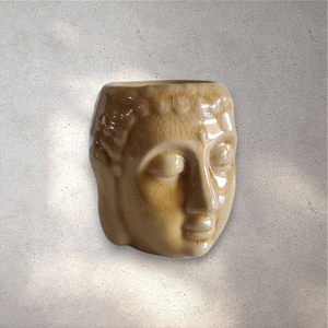 Buddha Head Ceramic Oil Burner