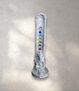 Silver Ganesha Chakra Incense Holder