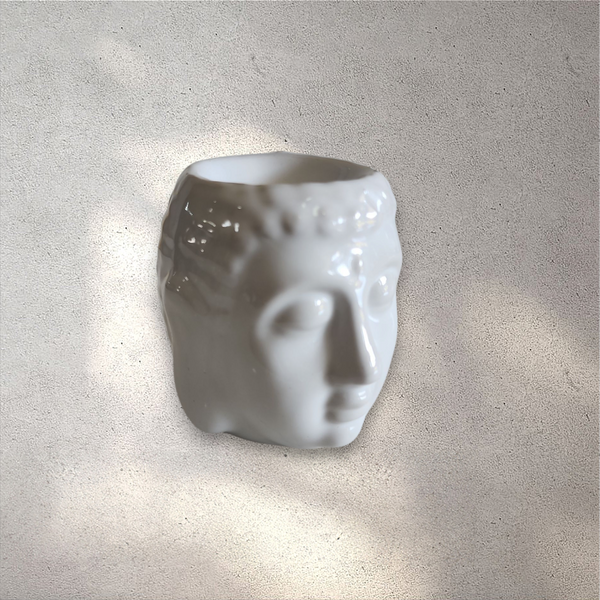 Buddha Head Ceramic Oil Burner