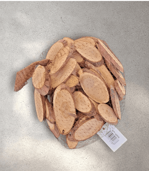 Natural Wooden Slices – Engraving Blanks for Weddings, Events & Crafts (250 g)