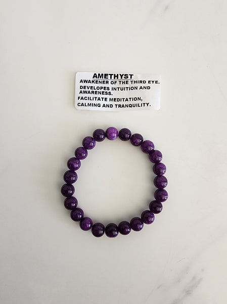 Amethyst Gemstone Bracelet