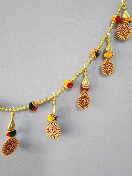 Brown Aum Door Garland