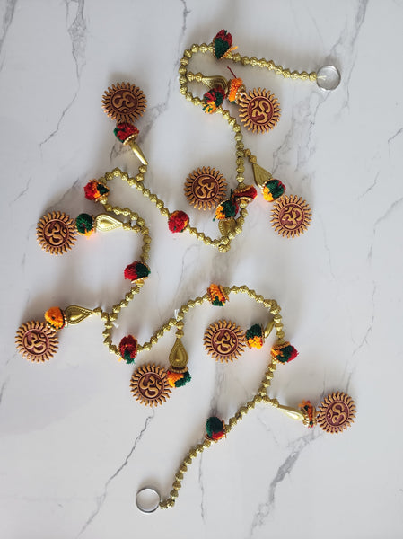 Brown Aum Door Garland