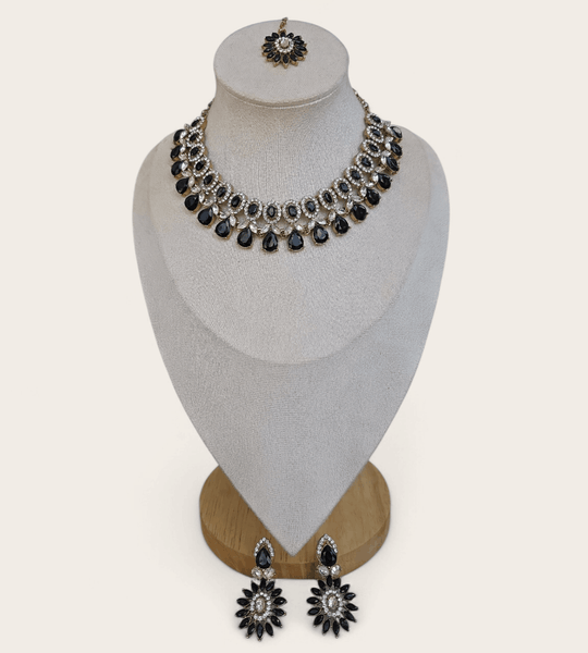 Bollywood Black Diamond Jewellery Set
