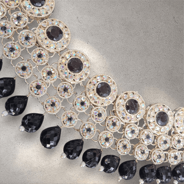 Black Rainbow Diamond Soft Jewellery Set