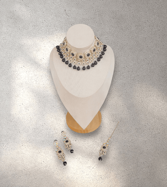 Black Rainbow Diamond Soft Jewellery Set