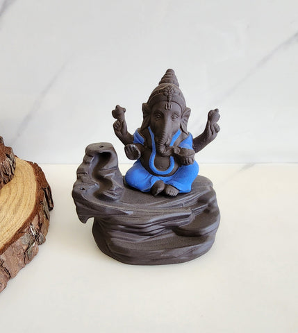 Blue Ganesha Backflow Burner