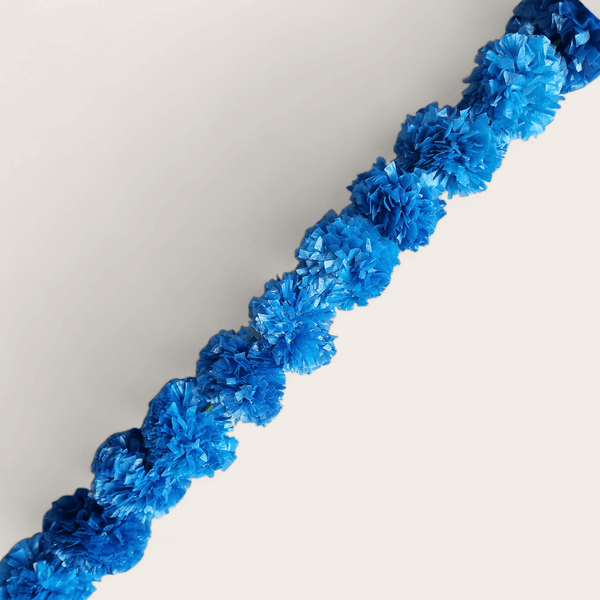 Blue Marigold Garland (1.4 m)