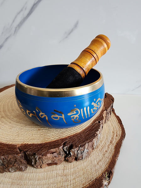 Blue Singing Bowl