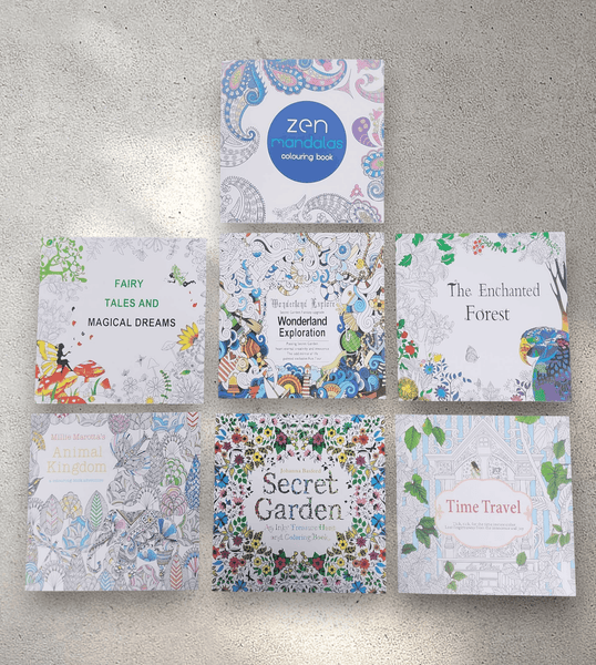 Nature & Mandala Adult Colouring Book Collection