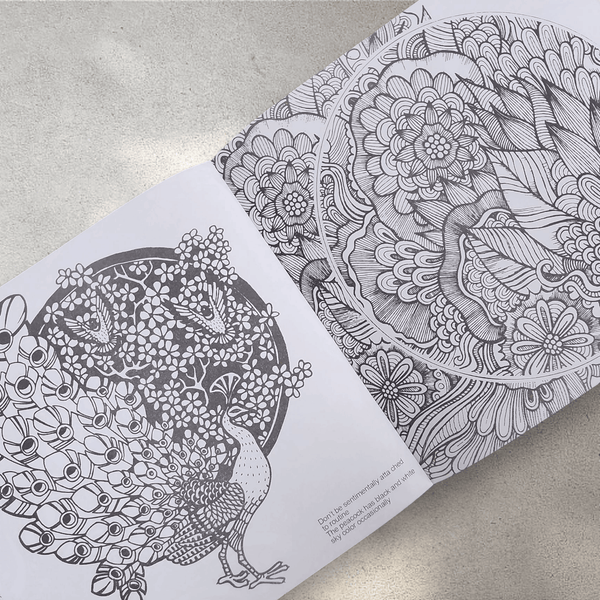 Nature & Mandala Adult Colouring Book Collection