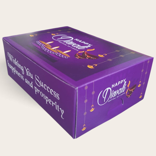 Diya-Design Cardboard Diwali Boxes (Pack of 10)