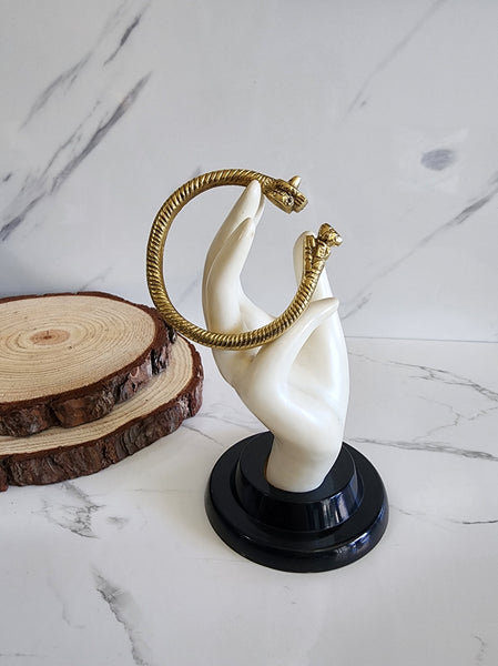 Pure Brass Bangle with Shivling and Nandi