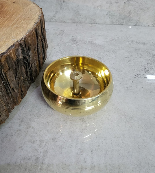 Brass Bowl Lamp