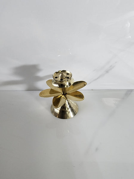 Brass Flower Incense Holder