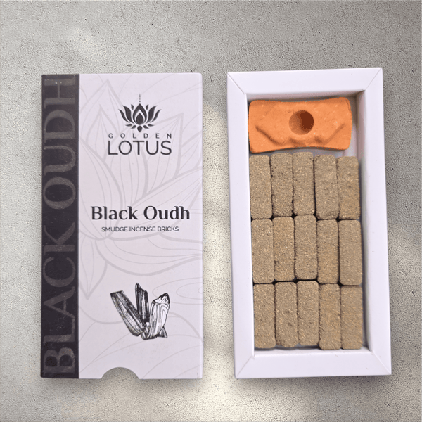 Golden Lotus Smudge Incense Bricks