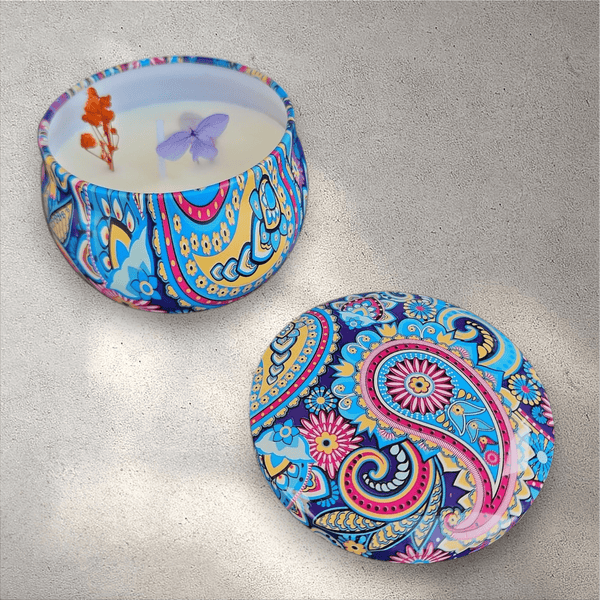 Mandala Design Scented Candles