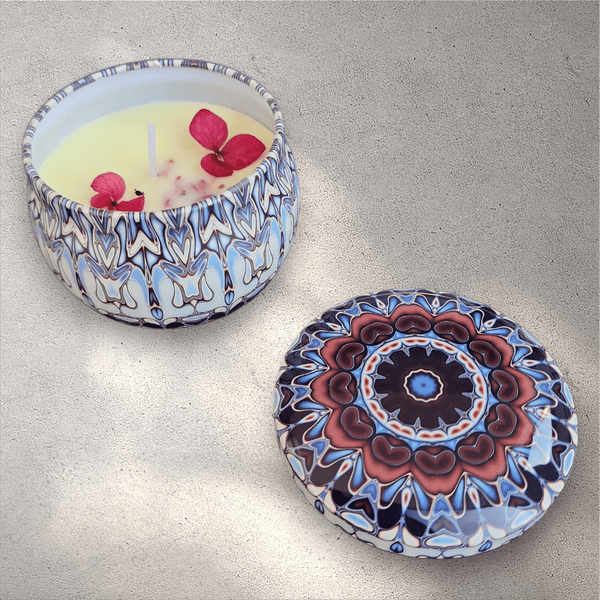 Mandala Design Scented Candles